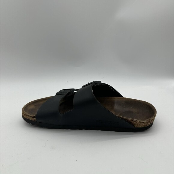 Womens Size 39 US 8.5 Birkenstock Arizona Black Birko-Flor Sandals Slip On - Picture 5 of 8